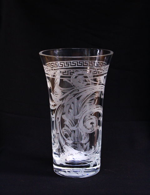 Lọ hoa Versace Arabesque Crystal, H26cm