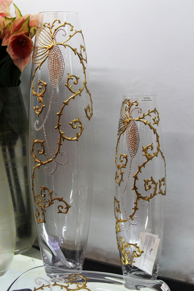 Lọ hoa vẽ tay nghệ thuật Gipar, H70cm