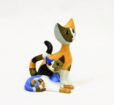 Mèo Amico & Amica, H7,5cm