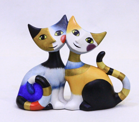 Mèo Claudio & Claudia, H11cm