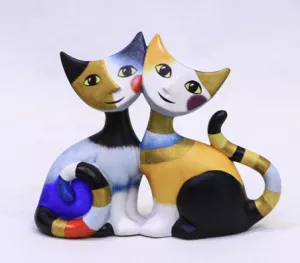 Mèo Claudio & Claudia, H11cm