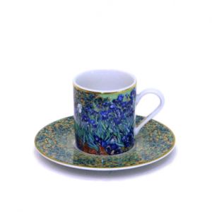 Bộ đĩa, tách Iris, 6cm