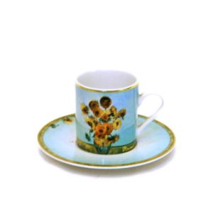 Bộ đĩa, tách Sunflower, 6cm