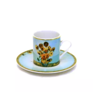 Bộ đĩa, tách Sunflower, 6cm