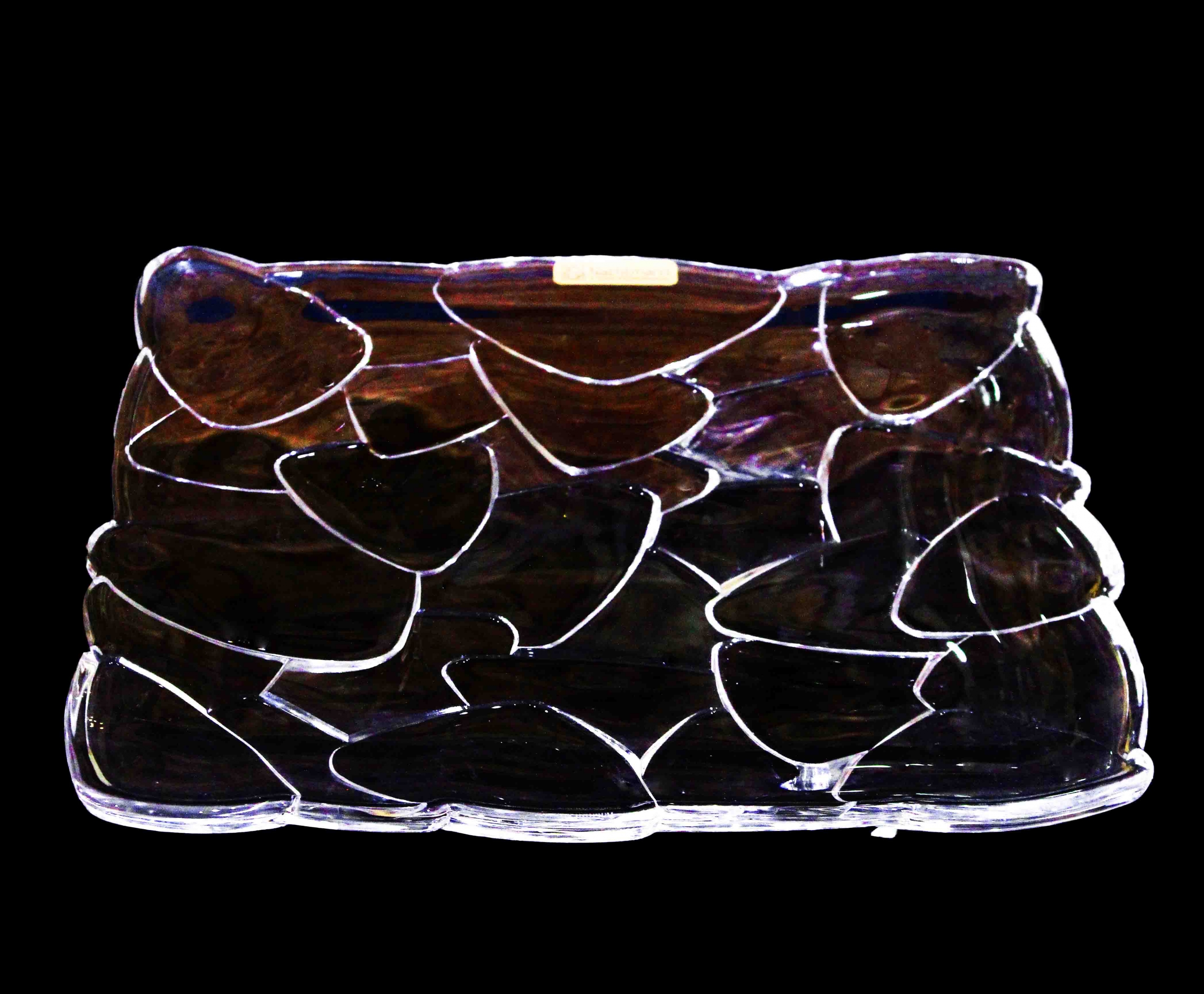 Đĩa vuông Petals, 28cm