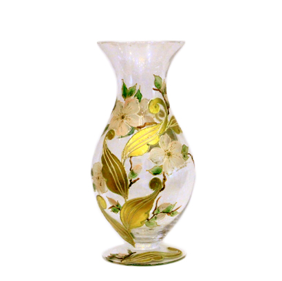 Lọ hoa vẽ tay nghệ thuật Gipar, H40 cm