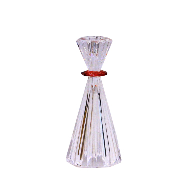Chân nến Sparkle Red, 18cm