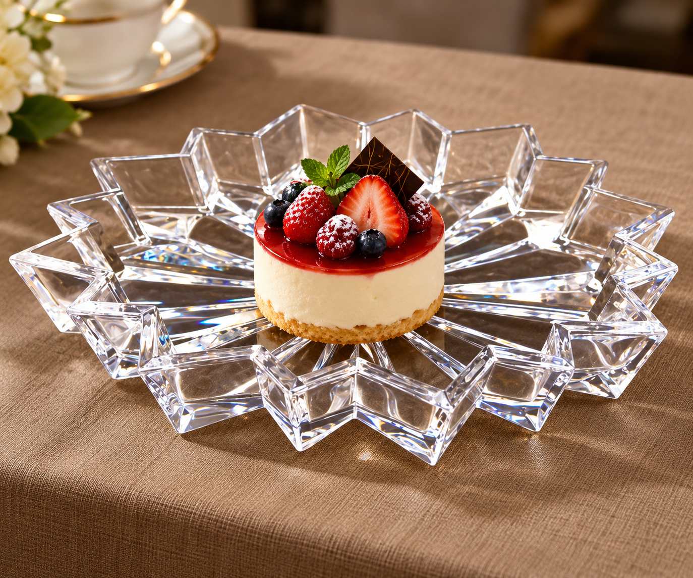Đĩa sao Crystal Christmas, D30cm