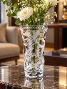 Lọ hoa Versace Arabesque Crystal, H33cm