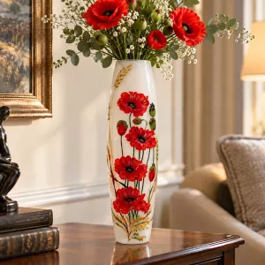 Lọ hoa vẽ tay nghệ thuật Gipar, H70cm