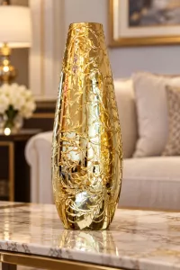 Lọ hoa vẽ tay nghệ thuật Gipar, H50cm
