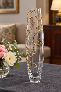 Lọ hoa vẽ tay nghệ thuật Gipar, H50cm