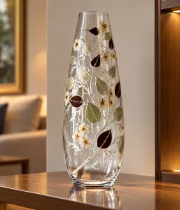 Lọ hoa vẽ tay nghệ thuật Gipar, H50cm