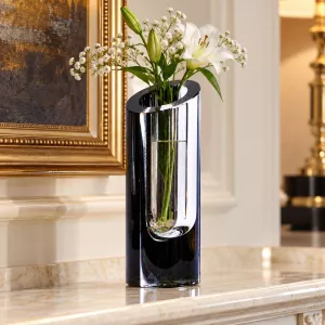 Lọ hoa pha lê Blockglas, H21cm