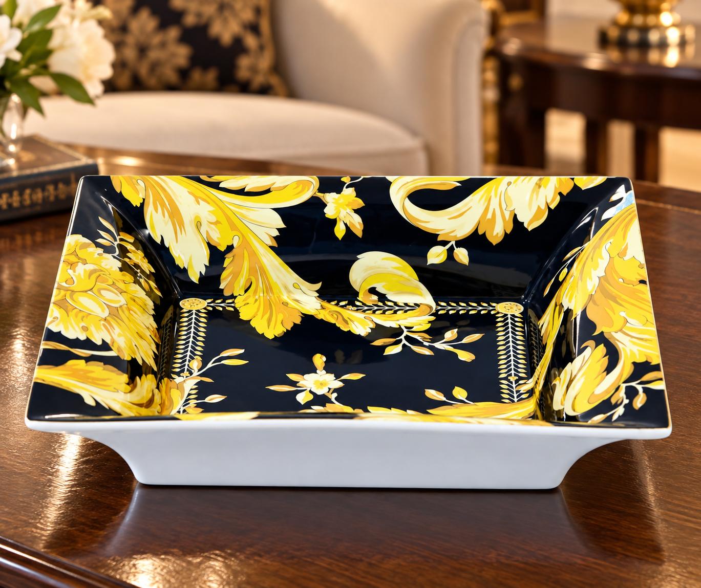 Đĩa Versace Vanity, H28x28cm