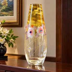 Lọ hoa vẽ tay nghệ thuật Gipar, H60cm