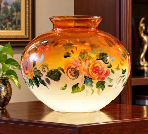 Lọ hoa vẽ tay nghệ thuật Gipar, H27cm
