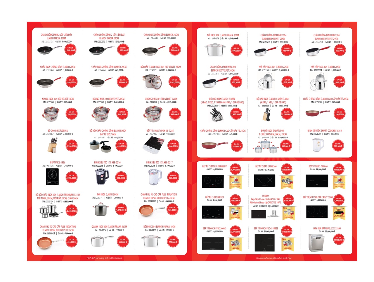 Chương trình khuyễn mãi/ siêu thị bếp Bình Linh