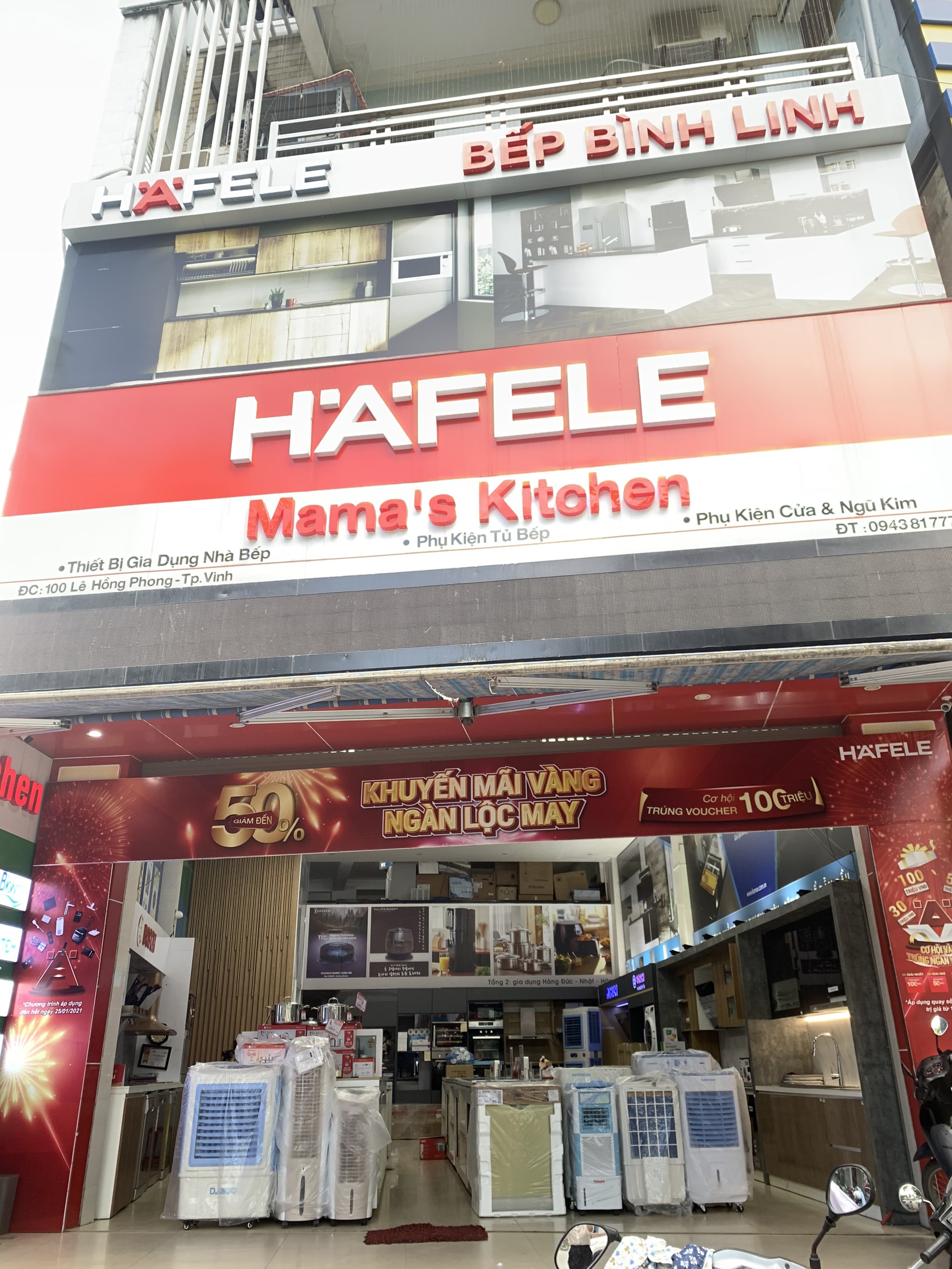 Hút mùi Hafele tại Vinh, Nghệ An