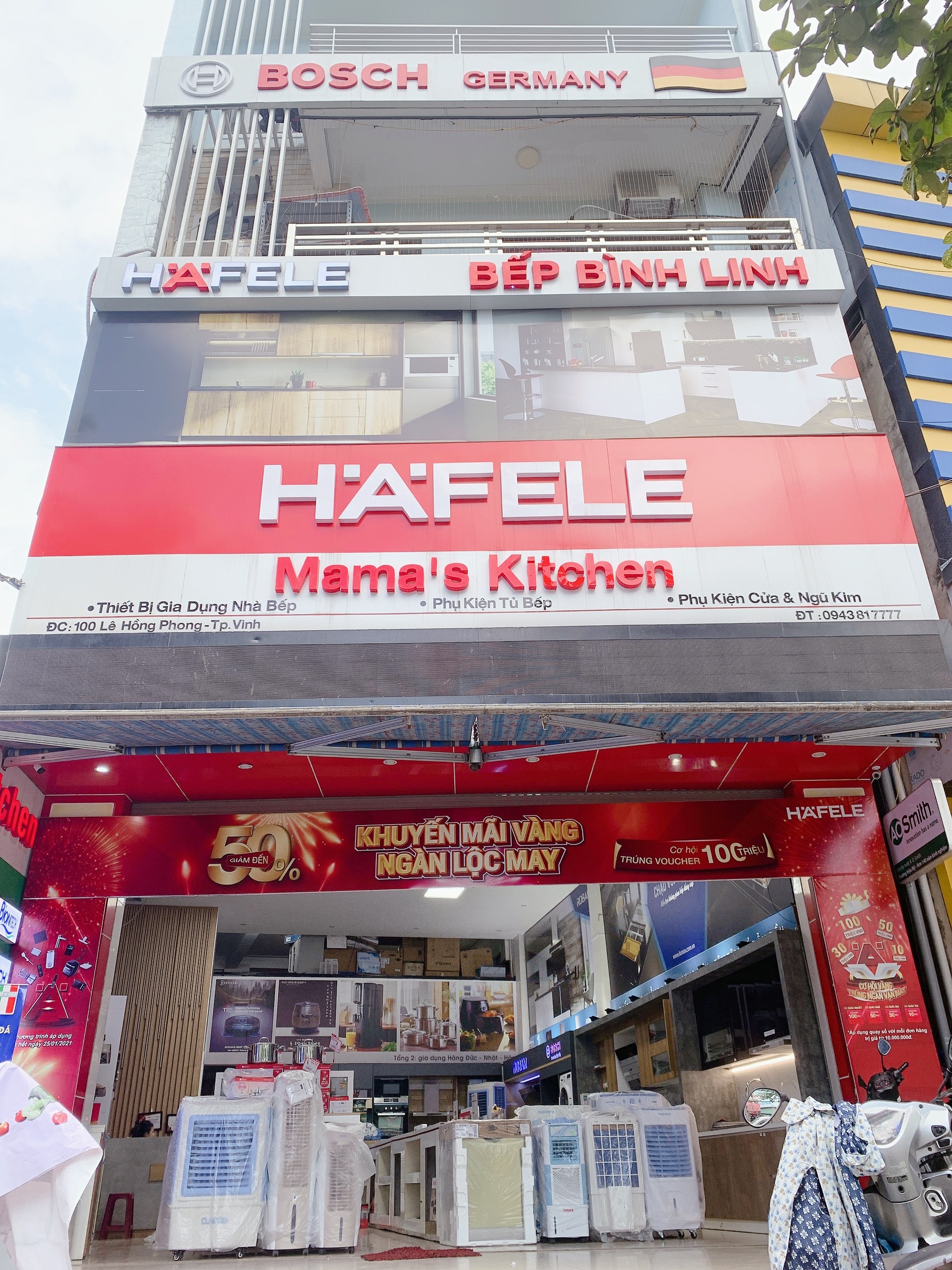 Máy rửa bát Hafele tại Vinh, Nghệ An