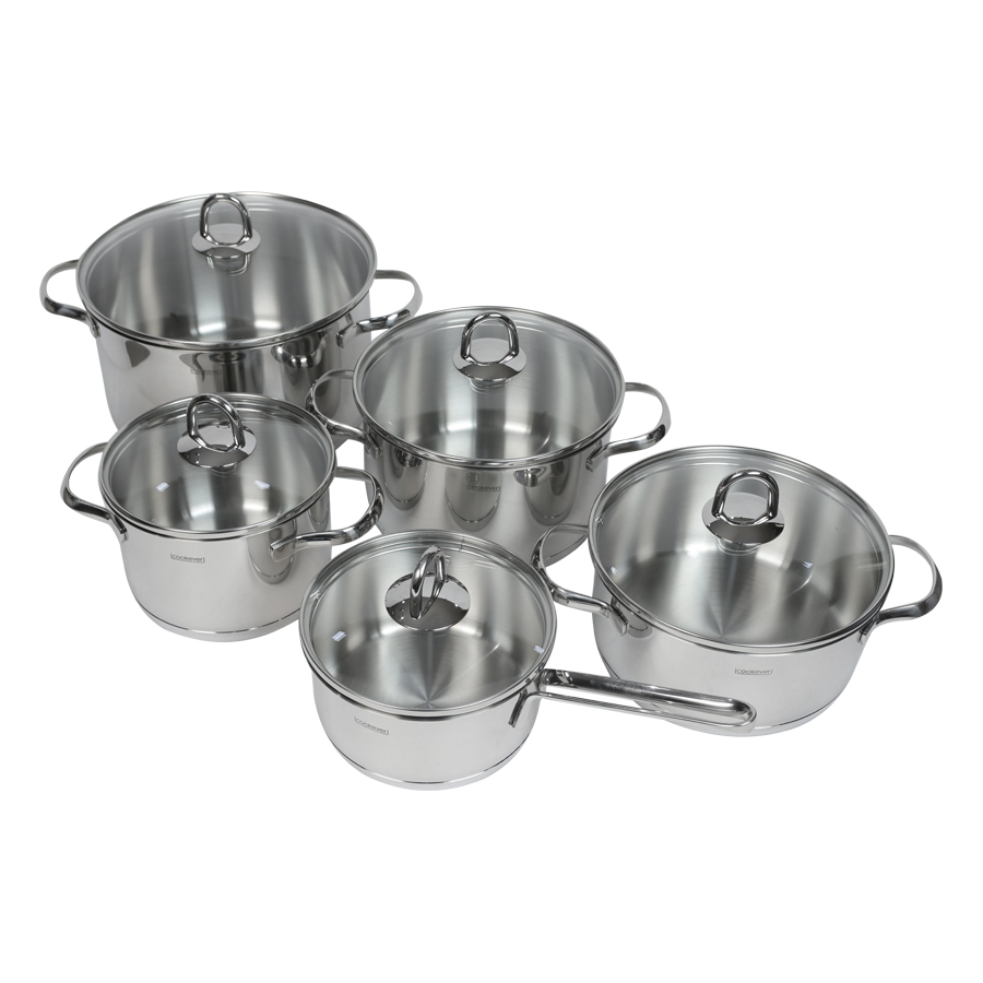 Bộ nồi Be-home 5 món đáy liền