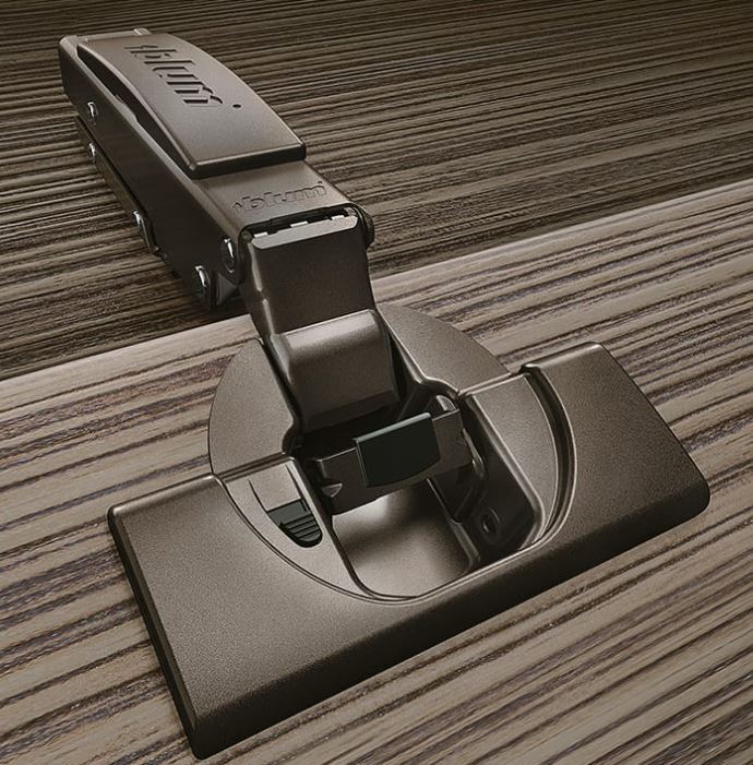 Bản lề Blum CLIP top BLUMOTION màu đen mã não