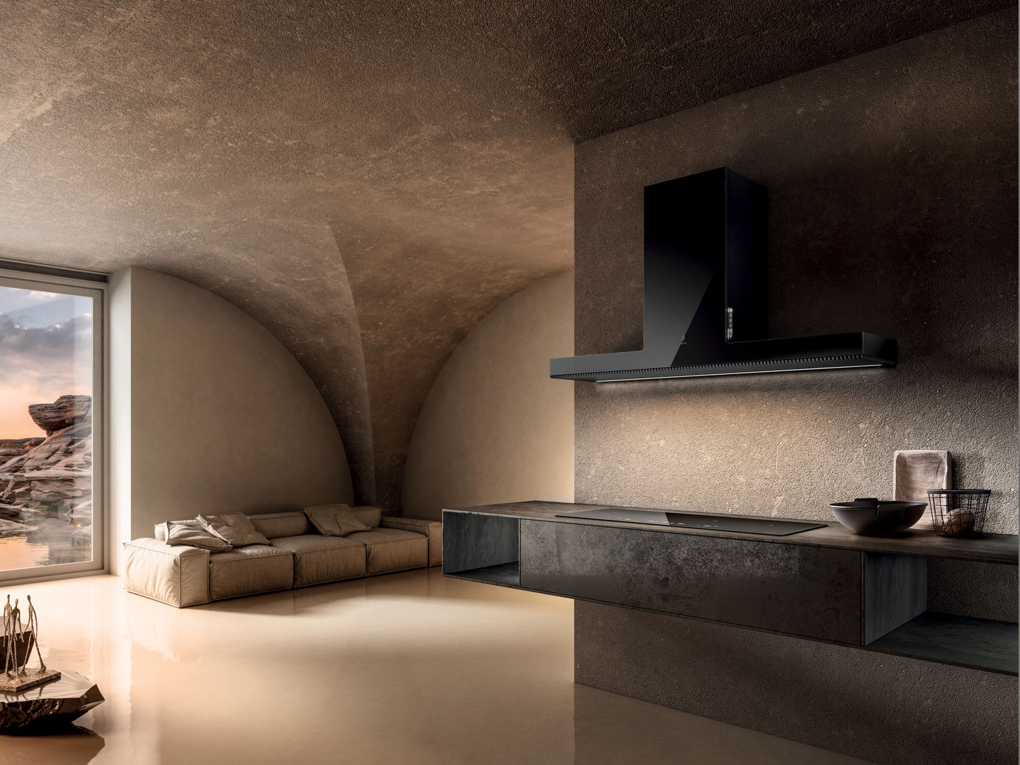 Máy hút mùi áp tường ELICA HAIKU