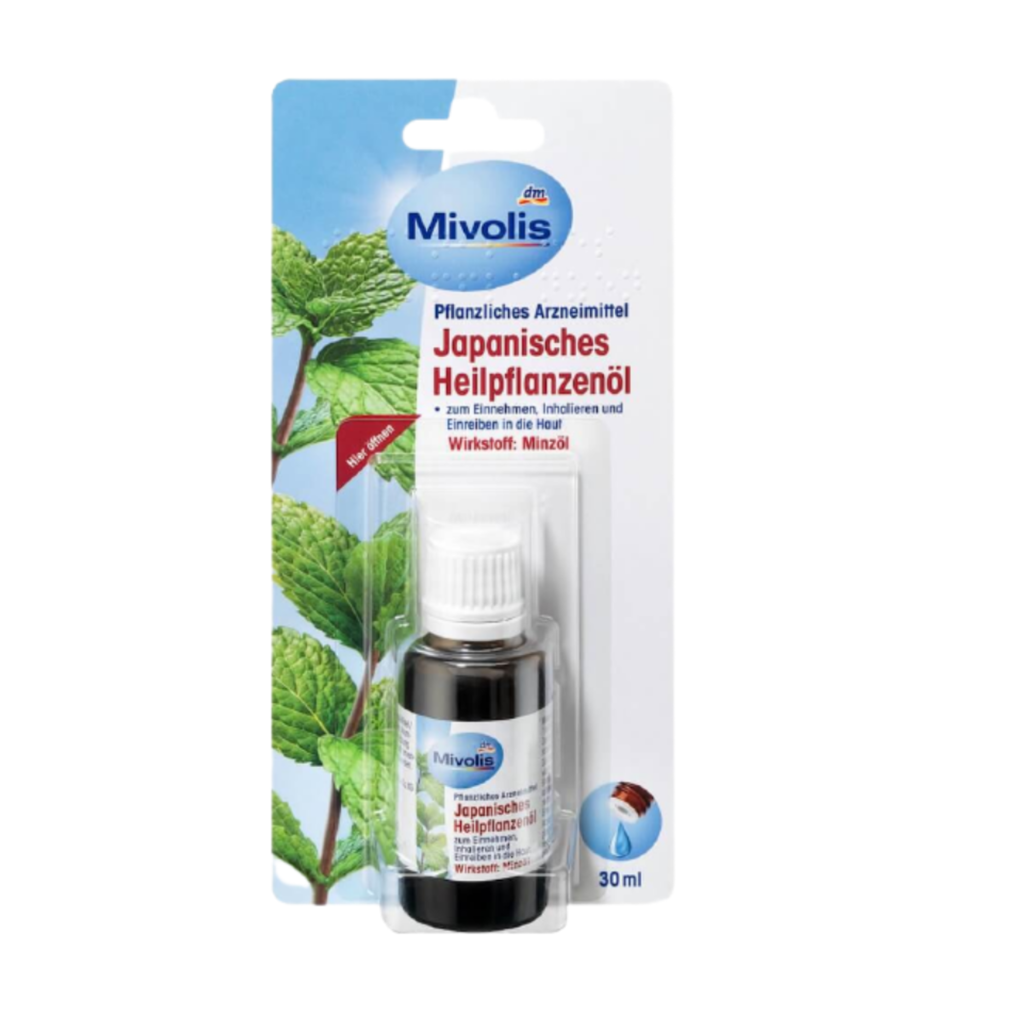 Tinh dầu bạc hà Mivolis 30ml