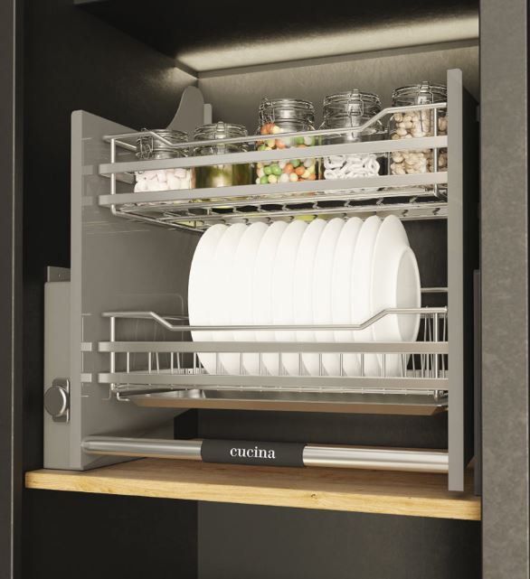 Giá bát nâng hạ Hafele Cucina 700mm 504.76.005