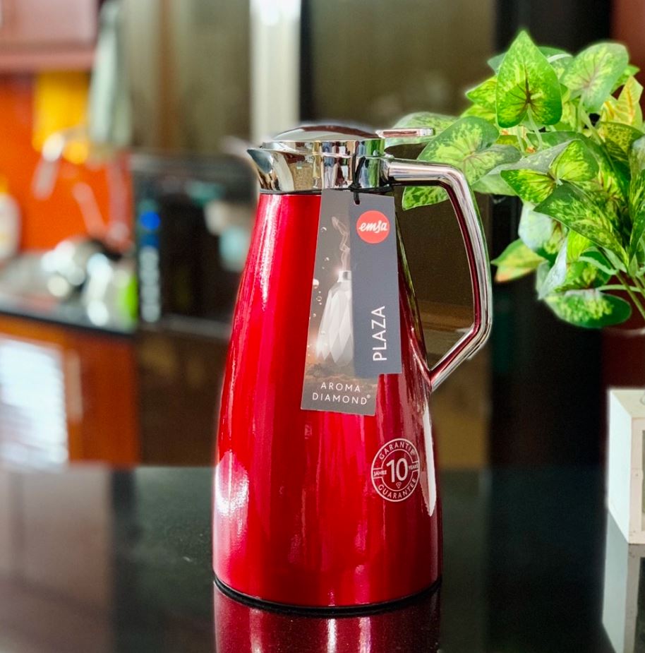 Bình giữ nhiệt Đức Emsa đỏ 1L Inox
