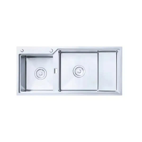 CHẬU RỬA BÁT 2 HỐ NOBINOX RAZIA NJ575