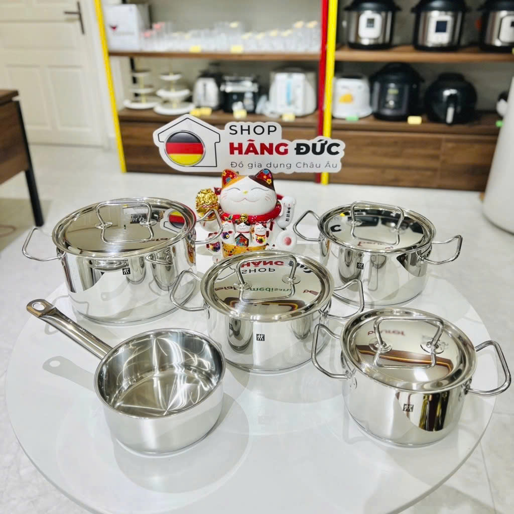 Bộ nồi Zwilling Twin Classic 5 món (inox bóng)