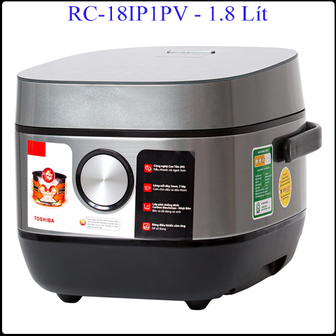 Nồi cơm cao tần Toshiba 1.8 lít RC-18IP1PV