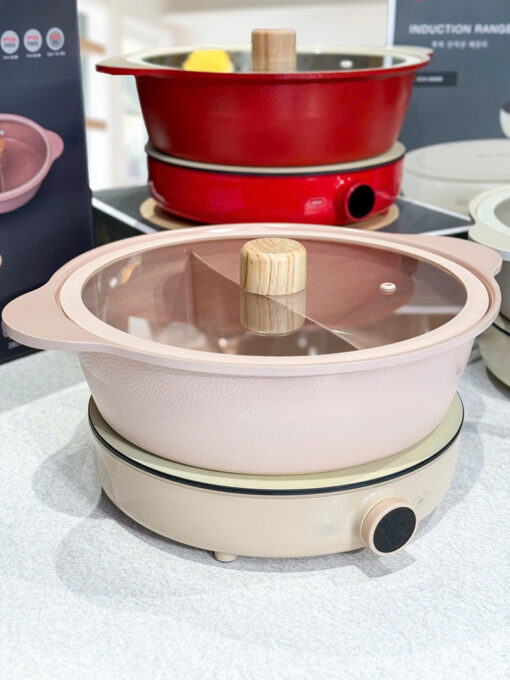 Bếp từ đơn 2lock màu trắng