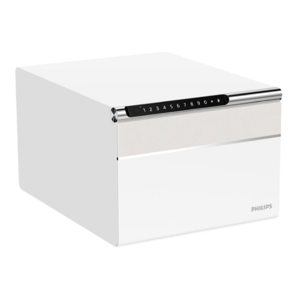 Philips SBX102 Màu Trắng – Két Vân Tay Loại Nhỏ 15.4Kg