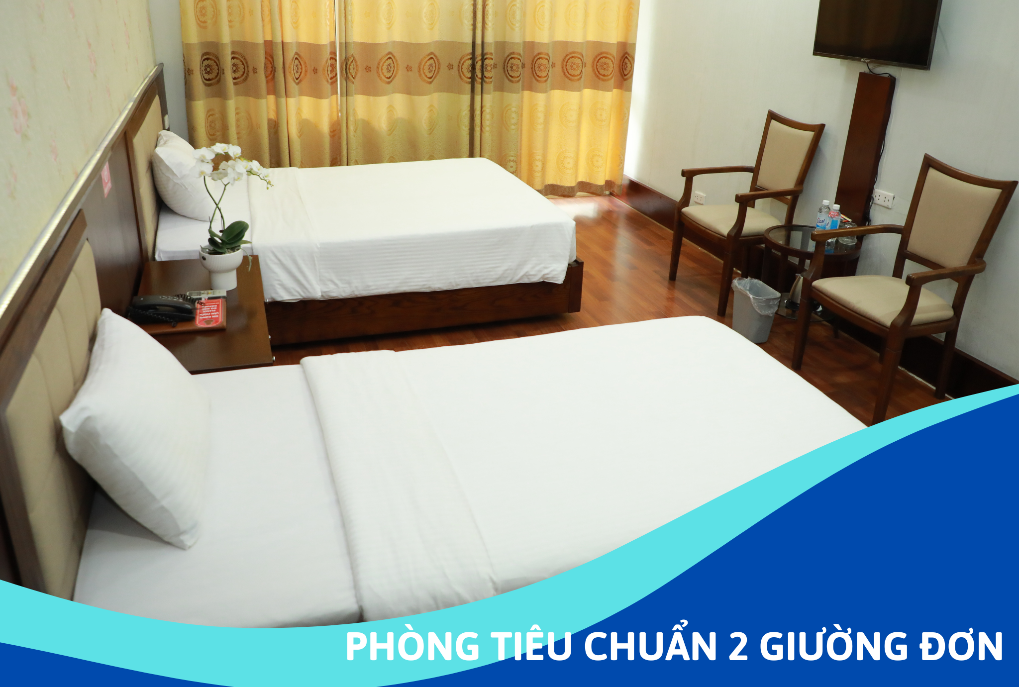 Phòng tiêu chuẩn 2 giường đơn