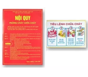 Bộ Nội quy - Tiêu lệnh Phòng cháy chữa cháy