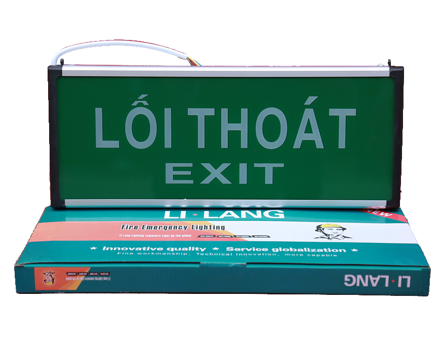 Đèn exit Lilang 1 mặt không chỉ hướng