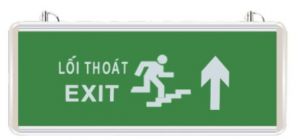 ĐÈN EXIT THOÁT NẠN CHỈ HƯỚNG LÊN