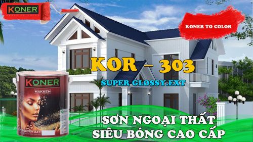 Sản phẩm SƠN NGOẠI THẤT SIÊU BÓNG KOR - 303