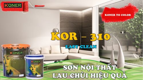 Sản phẩm SƠN NỘI THẤT LAU CHÙI HIỆU QUẢ KOR - 310