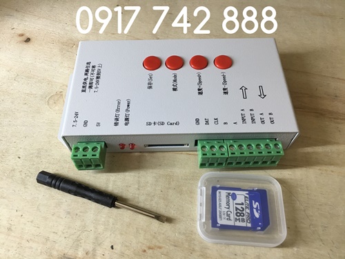Bộ điều khiển T-1000 LED 8ly đúc 12 ly FULL màu