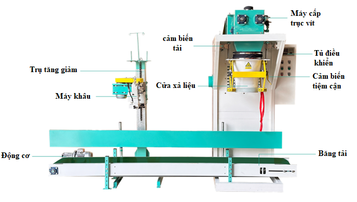 Máy đóng bao dạng bột