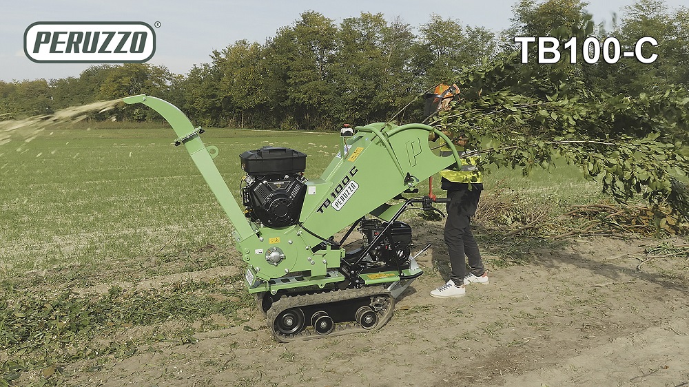 Máy băm cành cây TB100C