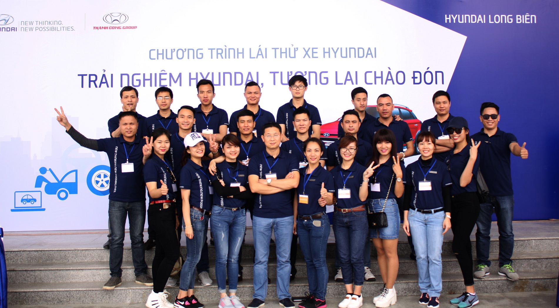 HYUNDAI LONG BIÊN - Tổng kết chương trình "Trải nghiệm Hyundai, Tương lai chào đón" ngày 26-27/03/2016 tại TP. Hưng Yên