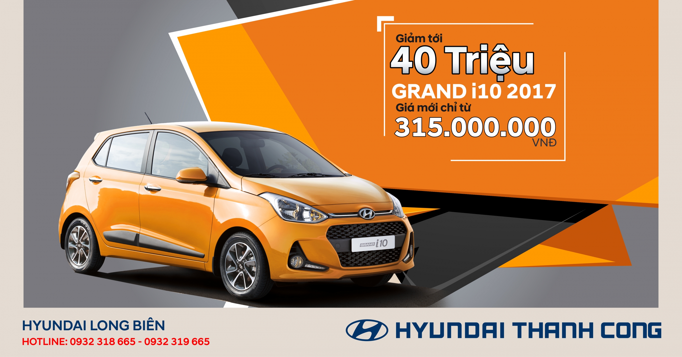 Grand i10 giảm giá tới 40 triệu đồng, chính thức áp dụng giá bán năm 2018 sớm