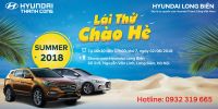 LÁI THỬ CHÀO HÈ cùng HYUNDAI LONG BIÊN vào thứ 7 tuần này, ngày 02/06/2018