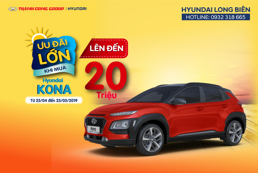 KHUYẾN MẠI TƯNG BỪNG - KHI MUA HYUNDAI KONA