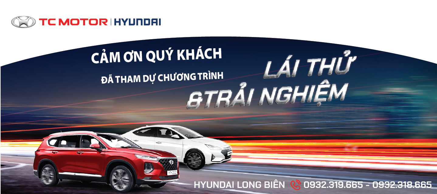 Thư cảm ơn Quý khách hàng tham gia chương trình "LÁI THỬ và TRẢI NGHIỆM", ngày 24/10/2020