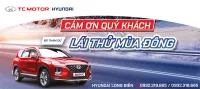 Thư cảm ơn Quý khách hàng tham gia chương trình "LÁI THỬ MÙA ĐÔNG", ngày 05/12/2020